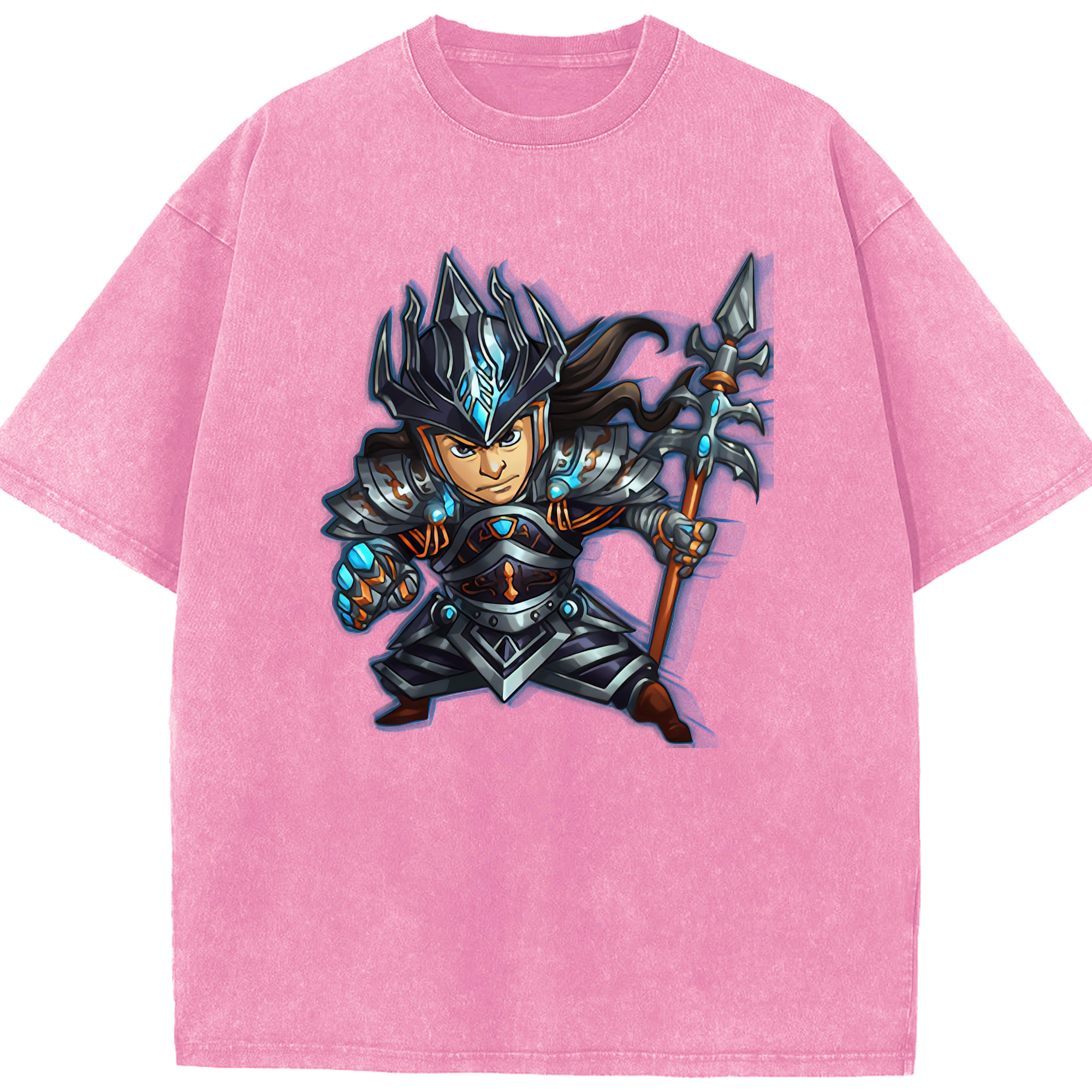 リーグ・オブ・レジェンド League of Legends LOL 綿100% ヴィンテージ風 半袖Tシャツ（フロントプリント）